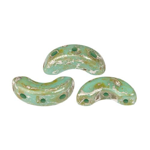 Arcos® par Puca®bead - Frost Jade New Picasso - 5x10 mm