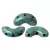Arcos® par Puca®bead - Opaque Green Turquoise Bronze - 5x10 mm