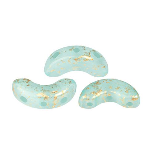 Arcos® par Puca®bead - Frost Azurin Splash - 5x10 mm