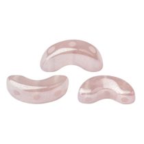Arcos® par Puca®gyöngy - Pink Opal Luster - 5x10 mm