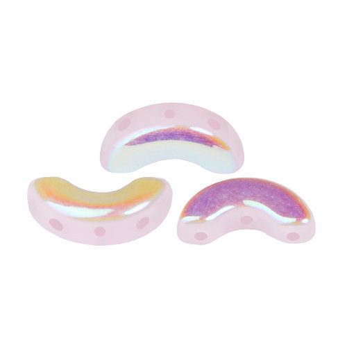 Arcos® par Puca®bead - Frost Sweet Pink AB - 5x10 mm