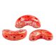 Arcos® par Puca®bead - Opaque Light Coral Red Tweedy - 5x10 mm