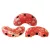 Arcos® par Puca®gyöngy - Opaque Light Coral Splash - 5x10 mm
