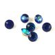 AURORA kristály chaton - 8mm - Bermuda Blue