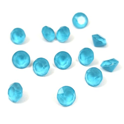 AURORA kristály chaton - 8mm - Summer Blue