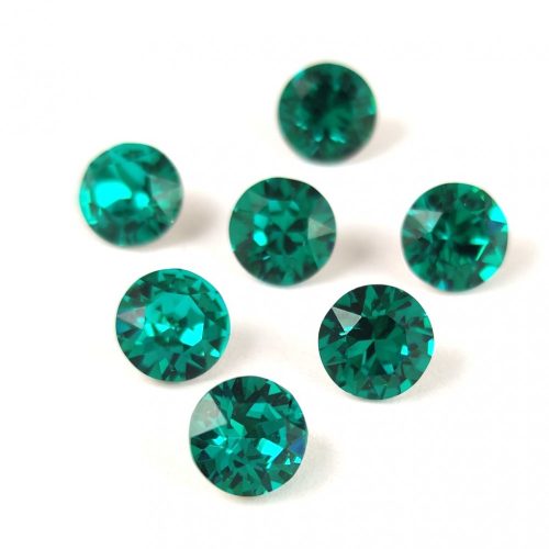 AURORA kristály chaton - 8mm - Emerald