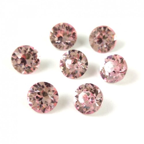 AURORA kristály chaton - 8mm - Light Pink
