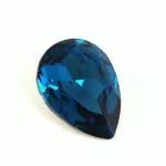 AURORA Körte kaboson - 13x18mm - Blue Zircon