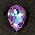 AURORA Körte kaboson - 13x18mm - Crystal Vitrail Light