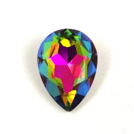 AURORA Körte kaboson - 13x18mm - Crystal Vitrail Medium