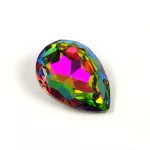 AURORA Körte kaboson - 13x18mm - Crystal Vitrail Medium