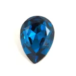AURORA Körte kaboson - 14x10mm - Blue Zircon