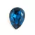 AURORA Körte kaboson - 14x10mm - Blue Zircon