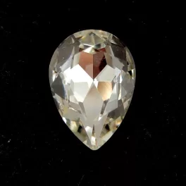 AURORA Körte kaboson - 14x10mm - Crystal