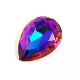 AURORA Körte kaboson - 14x10mm - Violet Blue