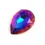 AURORA Körte kaboson - 14x10mm - Violet Blue