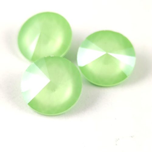 AURORA kristály rivoli - 12mm - Mint Green