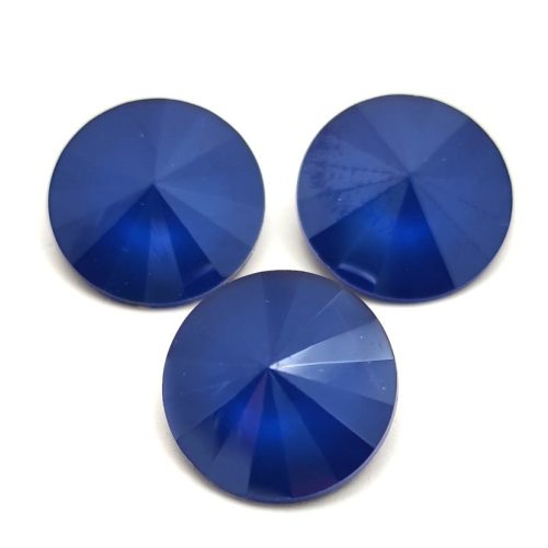 AURORA kristály rivoli - 12mm - Royal Blue