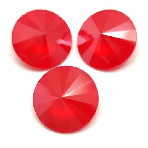 AURORA kristály rivoli - 12mm - Royal Red