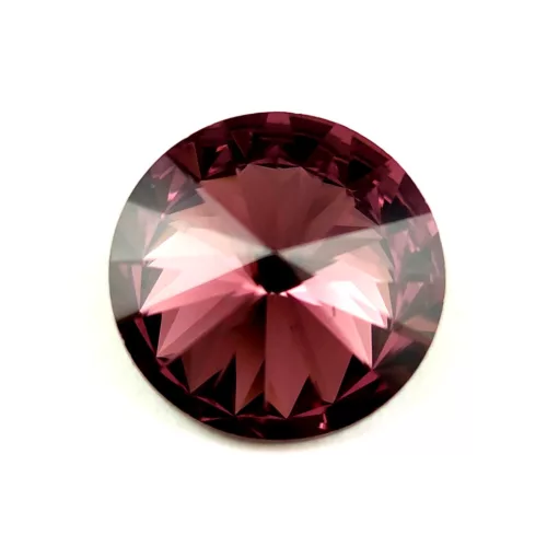 AURORA kristály rivoli - 14mm - Medium Amethyst