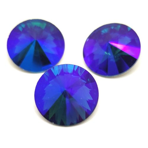 AURORA kristály rivoli - 14mm - Sapphire Shimmer