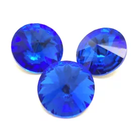 AURORA kristály rivoli - 14mm - Sapphire