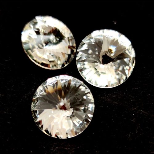 AURORA kristály rivoli - 16mm - Crystal