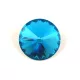 AURORA kristály rivoli - 16mm - Dark Aquamarine