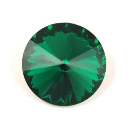 AURORA kristály rivoli - 16mm - Emerald