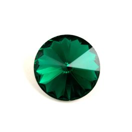 AURORA kristály rivoli - 18mm - Emerald