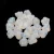 Cseh préselt virág gyöngy - harangvirág - Opal White - 4x6mm - 20+2db