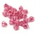 Cseh préselt virág gyöngy - harangvirág - Alabaster Rose Blend Fuchsia - 4x6mm - 20+2db
