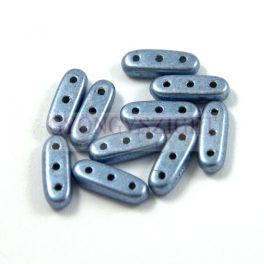   Czech Mates Beam - 3hole  - Saturated Metallic Airy Blue - 3x10mm