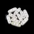 Czech Mates Beam - háromlyukú hasáb  - White Luster - 3x10mm