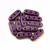 Czech Mates Beam - háromlyukú hasáb  - Matte Metallic Purple - 3x10mm
