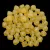 Czech Pressed Bicone Glass Bead - Crystal Matt Dyed Yellow  - 4mm