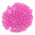 Czech Pressed Bicone Glass Bead - Crystal Matt Dyed Fuchsia - 4mm