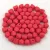 Czech glass bead - Bicone - 4mm - White Opal Matt Red
