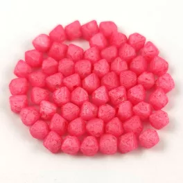   Czech glass bead - Bicone - 4mm - Alabaster Matt Milky Watermelon