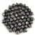 Czech glass bead - Bicone - 4mm - Jet Hematite
