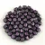 Czech glass bead - Bicone - 4mm - Jet Polychrome Purple
