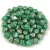 Czech glass bead - Bicone - 4mm - Turquoise Green Picasso