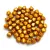 Czech glass bead - Bicone - 4mm - Yellow Bronze