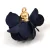 Textile Tassel - Dark Blue - 28x30mm