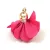 Textile Tassel - Hot Pink - 28x30mm