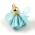 Textile Tassel - Light Turquoise - 28x30mm