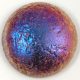 Czech Glass Cabochon - Etched Crystal Sliperit - 25mm