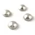 Czech Glass Cabochon - Crystal Silver - 10mm
