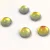Czech Glass Cabochon - Crystal Backlit Uranium - 10mm