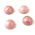 Czech Glass Cabochon - Alabaster Pink Luster - 10mm